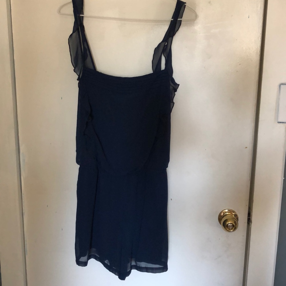 Navy Blue Romper